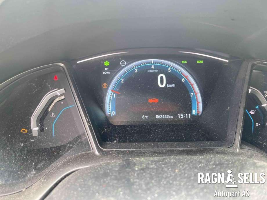 Honda Civic 2017-->> (Type X) delebil , Motorkode: P10A2, Girkassekode: 