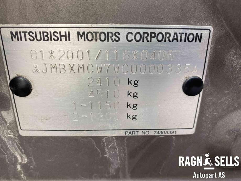 Mitsubishi Outlander 2012-2015 (Type III, Fase 1) , Motorkode: 4HK, Girkassekode: 