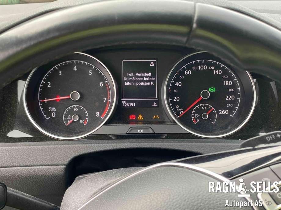 VW Golf VII 2012-2017 (Fase 1) , Motorkode: CJZ, Girkassekode: 