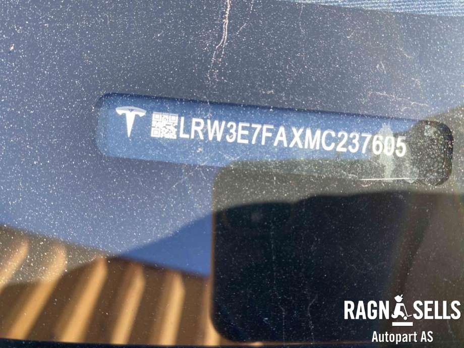 Tesla Model 3 2018-2023 (Fase 1) delebil , Motorkode: 3D1, Girkassekode: 