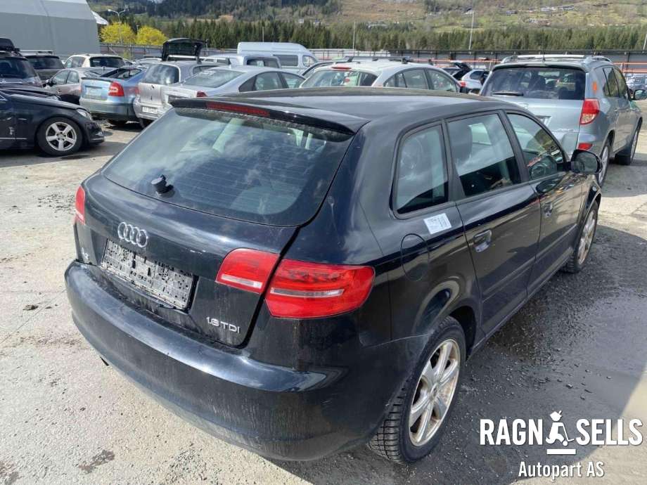 Audi A3 2009-2012 (Type II, Fase 2) delebil , Motorkode: CAY, Girkassekode: 
