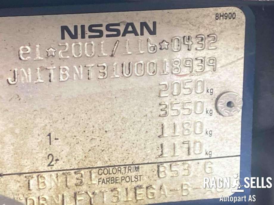 Nissan X-Trail 2007-2014 (T31) delebil , Motorkode: MR20, Girkassekode: 