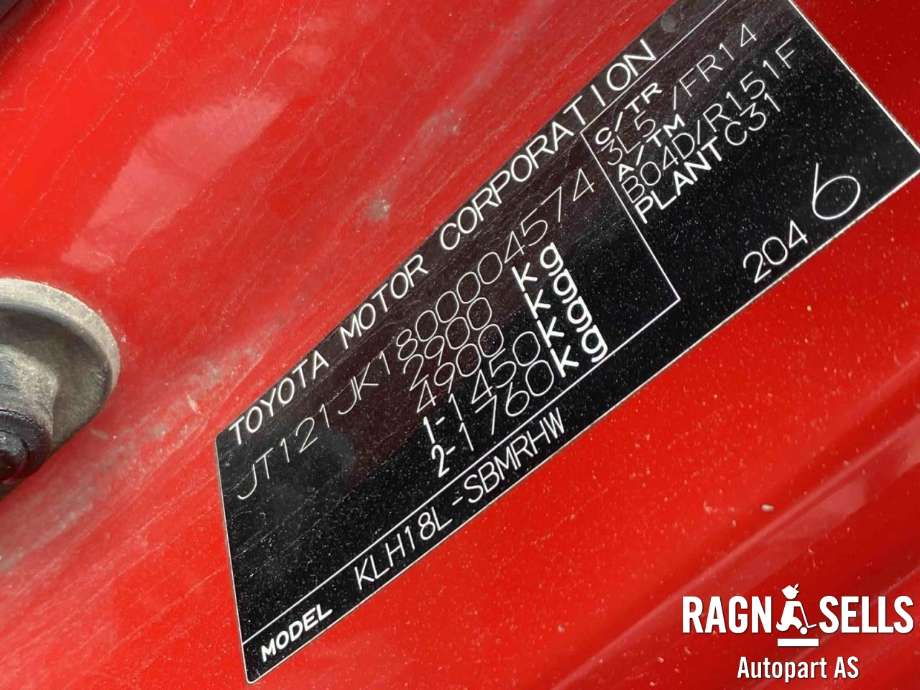 Toyota Hiace 2001-2006 (Fase 2) delebil , Motorkode: 2KD-FTV, Girkassekode: