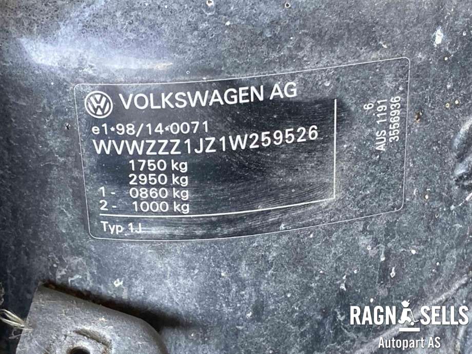 VW Golf IV 1998-2003 delebil , Motorkode: AUS, Girkassekode: