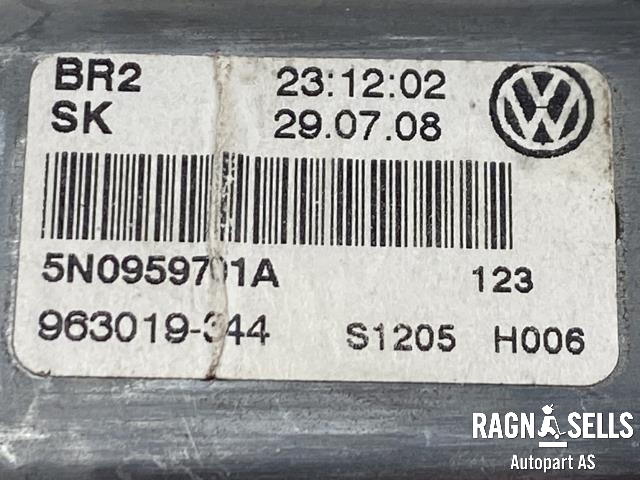 Ruteheis, kun motor, venstre foran til VW Tiguan 2007-2011 (Type I, Fase 1)  (5N0959701A|)