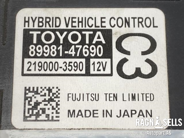 Styreenhet diverse til Toyota Prius 2016-2023 (Type IV) (combi) (combi) (FUJITSU TEN TOYOTA|89981-47690|219000-3590|)