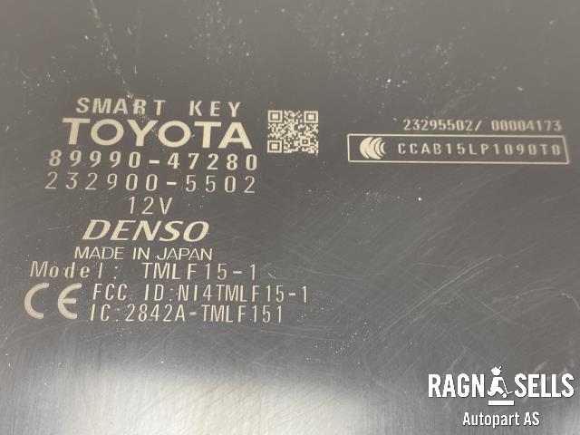 Styreenhet diverse til Toyota Prius 2016-2023 (Type IV) (combi) (combi) (DENSO|89990-47280|232900-5502|)