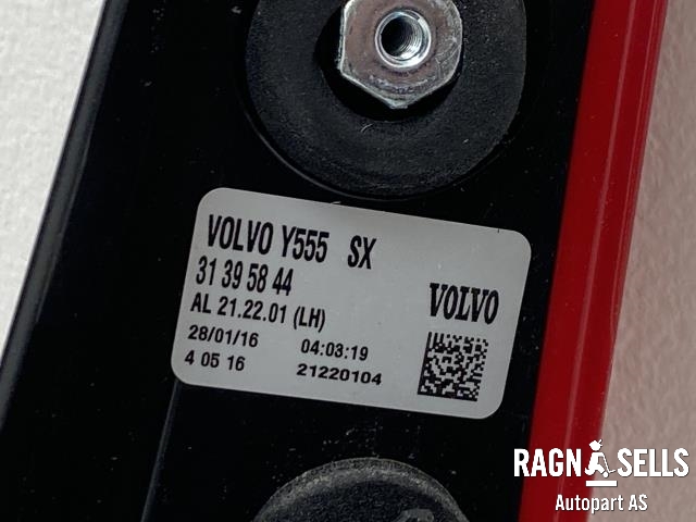 Baklykt venstre til Volvo V40 2012-2019  (31395844|)