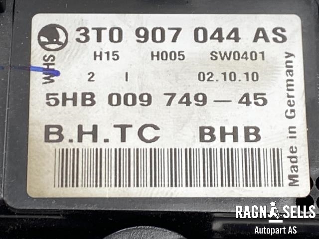 Varmeapparat betjening til Škoda Octavia 2009-2013 (Type II, Fase 2)  (3T0 907 044 AS|5HB 009 749 45|)