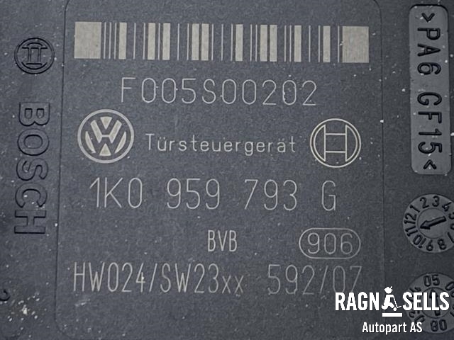 Ruteheis, kun motor, venstre foran til VW Passat 2005-2010 (B6) (B6) (1K0 959 701 L|)