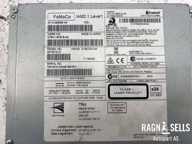 Bilstereo navigasjon spiller til Volvo V40 2012-2019  (36050605|31396098|CF6N-18C815-AA)