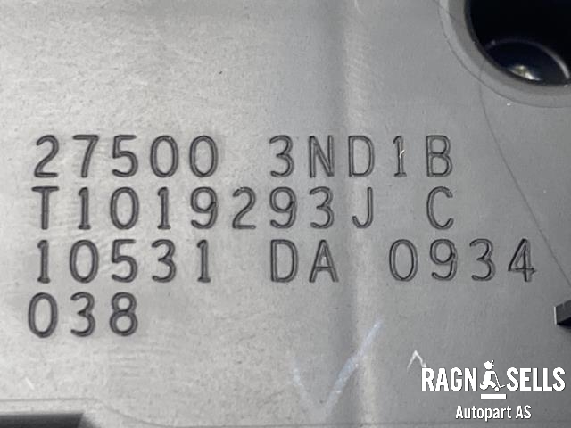 Varmeapparat betjening til Nissan Leaf 2011-2017 (Type I)  (T1019293J C|27500 3ND1B|)