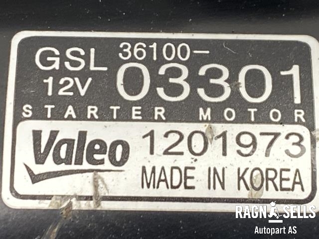 Starter til Hyundai i10 2014-2018 (Type II)  (VALEO|36100-03301|1201973|)