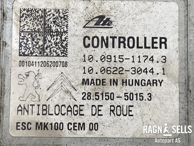 ABS sentral til Peugeot 208 2012-2019 (Type I)  (ATE|28.5150-5015.3|10.0915-1174.3|10.0622-3044.1)