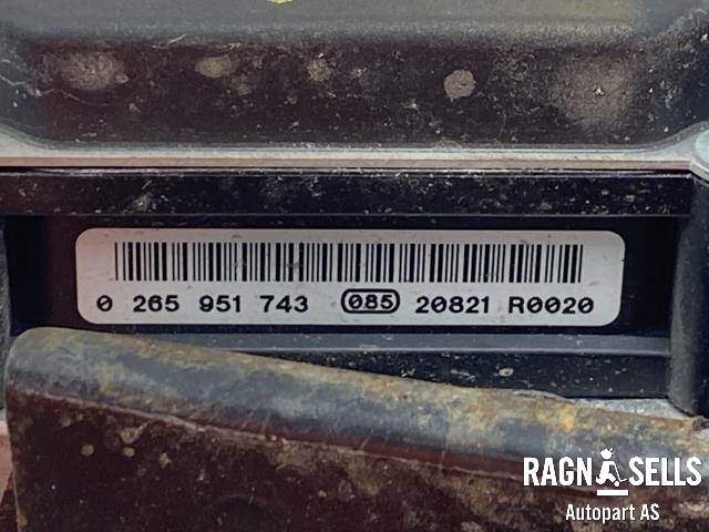 ABS sentral til Nissan Qashqai 2010-2014 (Type I, Fase 2)  (0 265 251 854|120901/8/0351|47660BR00D)
