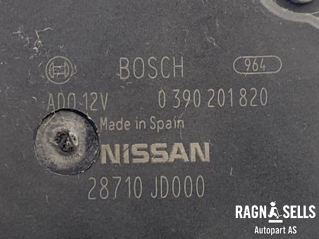 Viskermotor bakrute til Nissan Qashqai 2010-2014 (Type I, Fase 2)  (28710 JD000|)