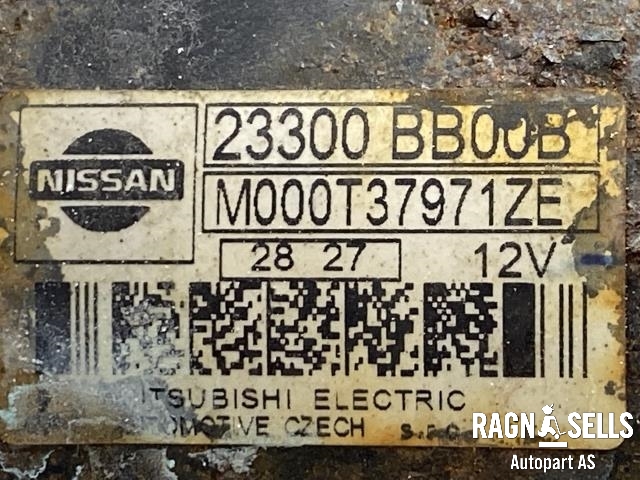 Starter til Nissan Qashqai 2010-2014 (Type I, Fase 2)  (23300 BB00B|M000T37971ZE|)