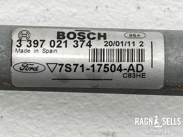 Viskermotor frontrute komplett m/overføring til Ford Mondeo 2011-2014 (Type IV, Fase 2)  (BOSCH|3 397 021 374|7S71-17508-AB|0 390 243 069)