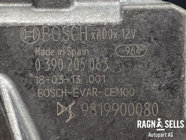 Viskermotor bakrute til Citroën C3, Aircross 2017-->>  (BOSCH|98 199 000 80||0 390 205 063)