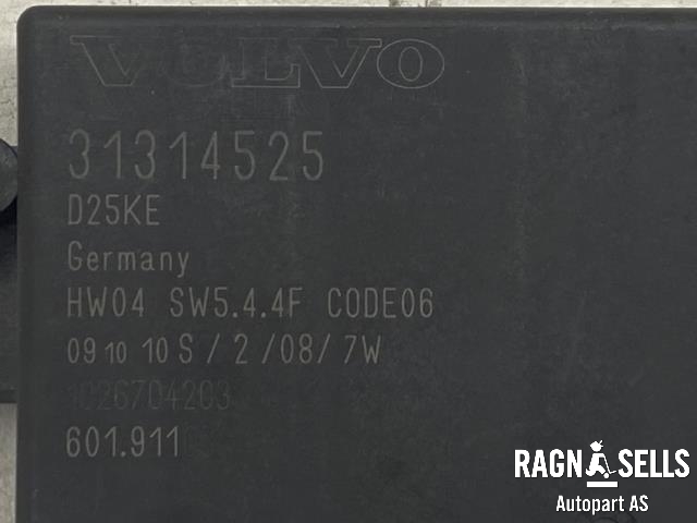 Styreenhet parkering til Volvo V60 2010-2013 (Type I, Fase 1)  (31314525|HW04 SW5.4.4F|D25KE)