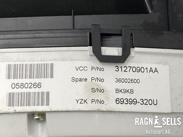 Instrumentpanel til Volvo V60 2010-2013 (Type I, Fase 1) (31270901AA|36002600|)