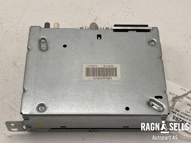 Bilstereo navigasjon til Peugeot 208 2012-2019 (Type I)  (3V805RT6N|98 067 301 80|KCC-CMM-RX2-SMEG)