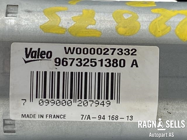 Viskermotor bakrute til Peugeot 208 2012-2019 (Type I)  (VALEO|9673251380|W000027332|)