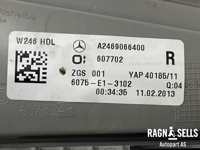 Baklykt høyre indre til Mercedes B-Klasse 2011-2018 (W246) (W246) (2469066400|A2469066400|)