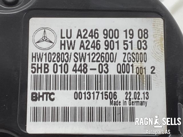Varmeapparat betjening til Mercedes B-Klasse 2011-2018 (W246) (W246) (A246 900 19 08|)