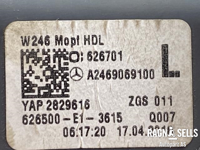Baklykt venstre indre til Mercedes B-Klasse 2011-2018 (W246) (W246) (2469069100|A2469069100|)