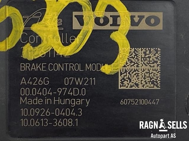 ABS sentral til Volvo S80 2006-2013 (Type II, Fase 1)  (ATE|31261143|31261142|A426G 07W211|7G9N-2C405-AC)