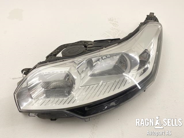 Frontlykt venstre halogen til Citroën C5, 2008-2017 (Type II)  (VALEO|6208 V8)