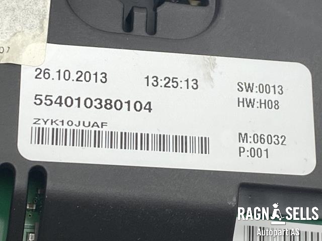 Instrumentpanel til VW Up 2012-2019  (12E920 860|554010380104|)