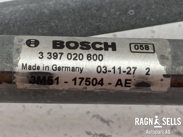 Viskermotor frontrute komplett m/overføring til Ford C-Max 2003-2007 (Type I, Fase 1)  (BOSCH|3M51 17508 AA|0 390 241 724|3M5 17504 AE)