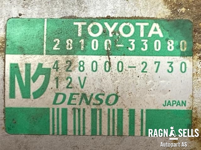 Starter diesel til Toyota Auris 2007-2010 (Type I, Fase 1)  (DENSO|2810033080|428000-2730|28100-0N030|28100-33040|28100-33040-84|28100-33080-84)
