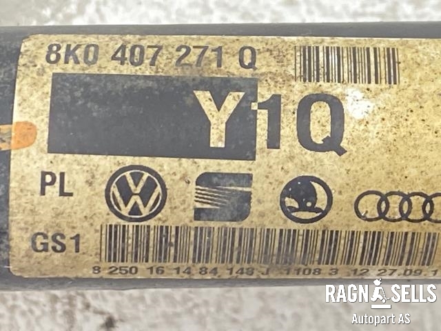 Drivaksel høyre foran, diesel/automat til Audi A4 2007-2014 (Type IV) (B8) (B8) (8K0 407 271 Q|8K0 407 271 AJ|8K0 407 451 DX)