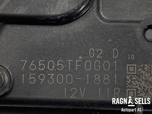 Viskermotor frontrute komplett m/overføring til Honda Jazz 2009-2015 (Type II)  (76505TF0G01|159300-1881|)