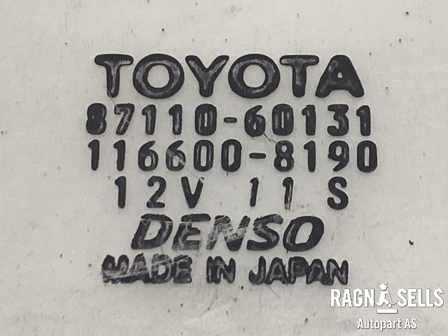 Varmeapparat motor bak til Toyota Land Cruiser 90 1996-2002  (DENSO|87110-60131|116600-8190|)