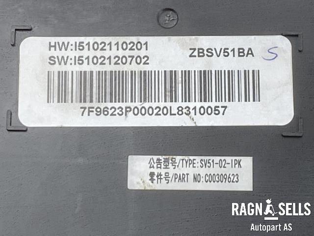 Instrumentpanel til Maxus Euniq 5 2019-2023  (COO309623|C00309623|ZBSV51BA)
