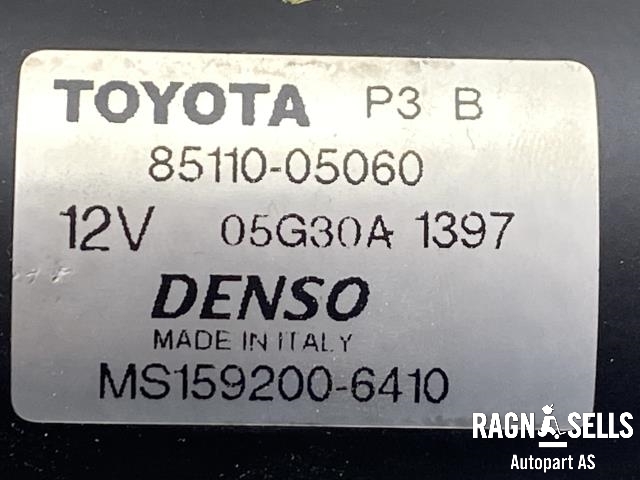 Viskermotor frontrute komplett m/overføring til Toyota Avensis 2003-2008 (Type II)  (DENSO|85110-05060|159200-6410|095150)