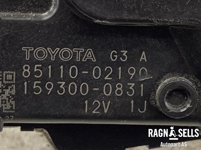 Viskermotor frontrute komplett m/overføring til Toyota Auris 2007-2010 (Type I, Fase 1)  (8511002190|159300-0831|)