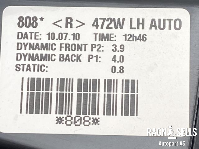 Varmeapparat motor til Toyota Auris 2007-2010 (Type I, Fase 1)  (DENSO|8710305060|272700-8083|)