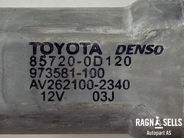 Ruteheis høyre bak til Toyota Auris 2007-2010 (Type I, Fase 1)  (DENSO|6983002240|973581-100|AV262100-2340|85720-0D120)
