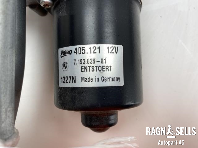 Viskermotor frontrute komplett m/overføring til BMW 1-Serie 2004-2011 (E81/E82/E87/E88) (E81/E82/E87/E88) (VALEO|61 61 7 192 963||7193036)