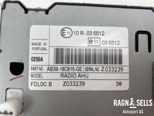 Bilstereo til Ford Ranger 2012-2015  (AB39-18C15-GE|)