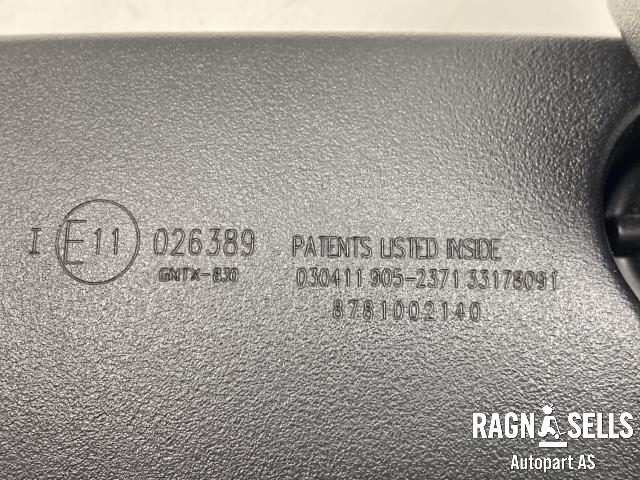 Speil innvendig til Toyota Auris 2010-2012 (Type I, Fase 2)  (8781002140|)