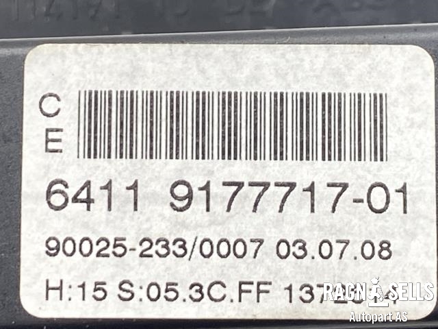 Varmeapparat betjening til BMW 5-Serie 2003-2010 (E60/E61) (E60/E61) (64 11 9 248 708|9 177 717|)