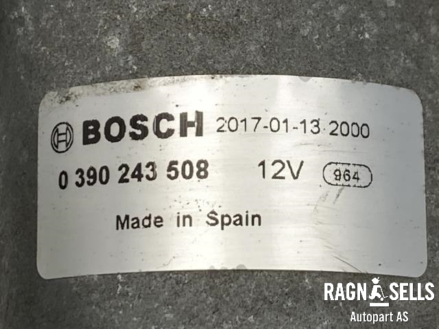 Viskermotor frontrute komplett m/overføring til Renault Trafic 2014-->>  (BOSCH|0 390 243 508|)