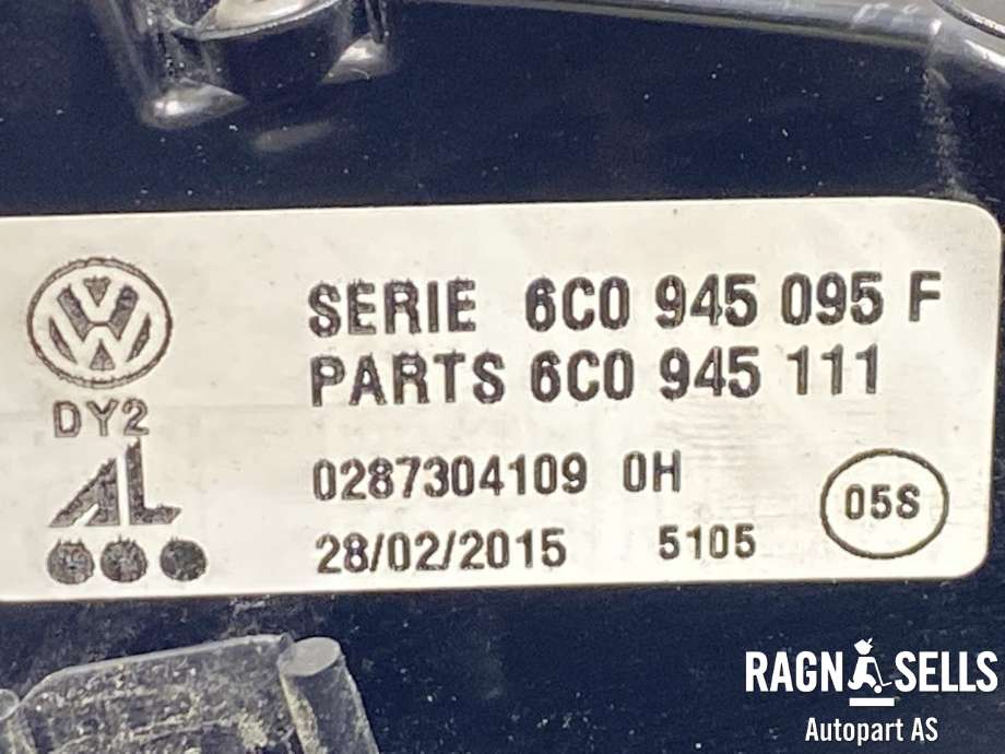 Baklykt venstre til VW Polo 2014-2017 (Type V, Fase 2)  (6C0 945 095 F|6C0 945 111|)