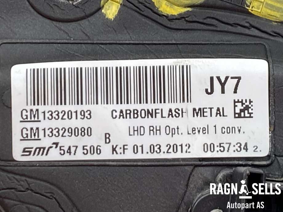 Speil høyre til Opel Insignia A 2009-2014  (6428291||13268766|13329081)